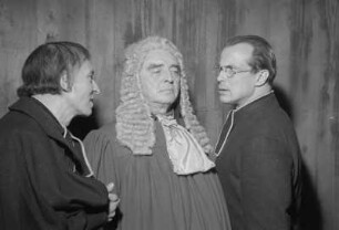Szenenbilder aus "Hexenjagd" von A. Miller mit A. Schieske, E. Wagner, W. Borchert, Schiller-Theater