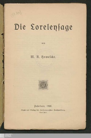 Die Loreleysage