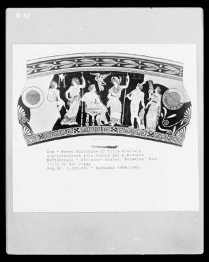 Attischer Krater: Herakles' Eintritt in den Olymp