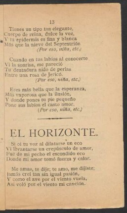 El horizonte.