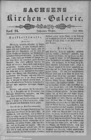 Burkhardswalde, Heynitz, Lommatzsch : 24. Lieferung