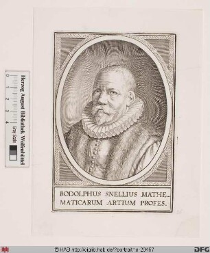 Bildnis Rudolphus Snellius (eig. Snel van Royen)