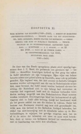 Hoofdstuk XI. Baud minister van kolonien (1840 - 1848). - Merkus en Rochussen goeverneurs-generaal. ...
