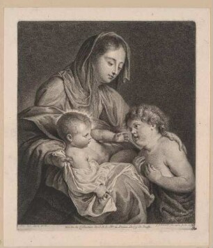 Die Heilige Jungfrau mit dem Jesuskind und Johannes