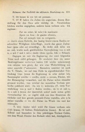 Zur Textkritik der altfranzösischen Bearbeitung des I. Buches der Machabäer