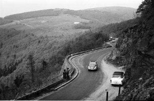 Vogesen: Kammstraße, Route des Crêtes am Lac de Blanchemer