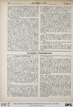 Vermischter Nachrichtenteil