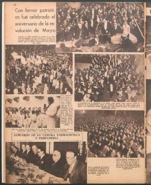 Con fervor patriótico fué celebrado el aniversario de la revolución de Mayo [Fotografías]