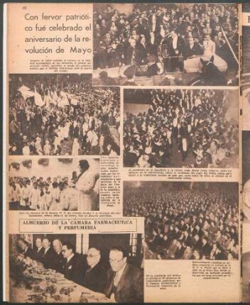 Con fervor patriótico fué celebrado el aniversario de la revolución de Mayo [Fotografías]