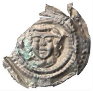 Fundmünze, Brakteat, 1247 - 1308?