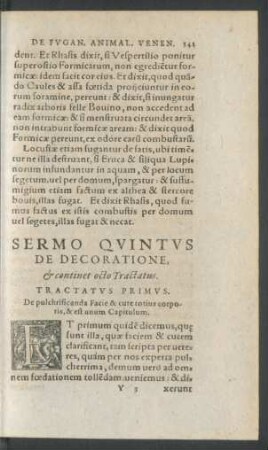 Tractatus Primus.