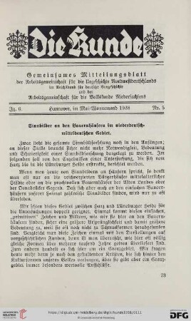 6: Sinnbilder an den Bauernhäusern im niederdeutsch-mitteldeutschen Gebiet