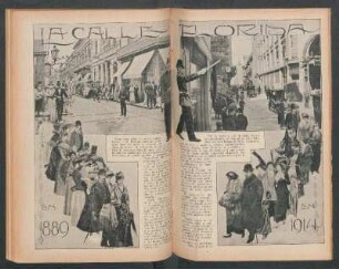 La calle Florida - en 1889, en 1914