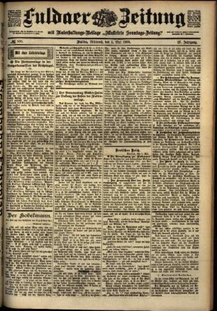 Ausgabe vom Mittwoch, den 02. Mai 1900.