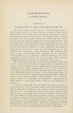Parte quinta. Il diritto privato