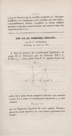 Note sur les coordonnées bipolaires.