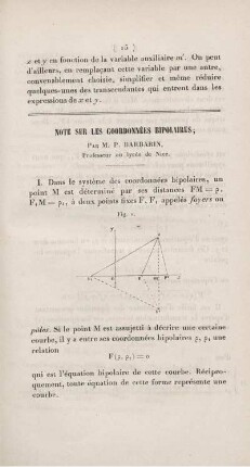 Note sur les coordonnées bipolaires.