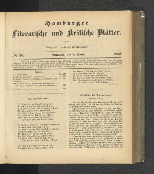 No. 28. 7. April 1852