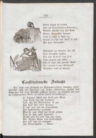 Constitutionelle Andacht.