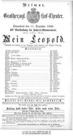 Mein Leopold