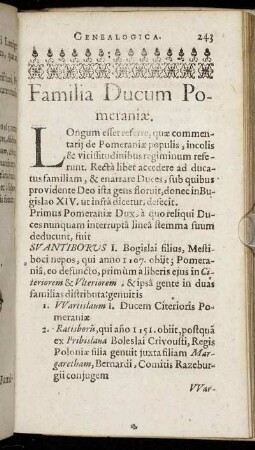 Familia Ducum Pomeraniae