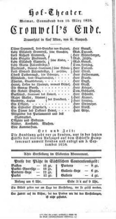Cromwell's Ende