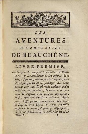 Les Aventures De M. Robert Chevalier, Dit De Beauchêne, Capitaine De Flibustiers Dans La Nouvelle-France