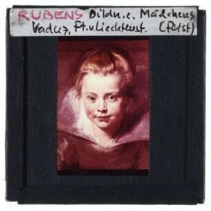 Rubens, Bildnis eines Mädchens (Clara Serena Rubens)