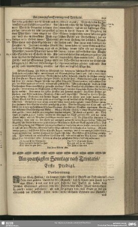 Am zwantzigsten Sonntage nach Trinitatis