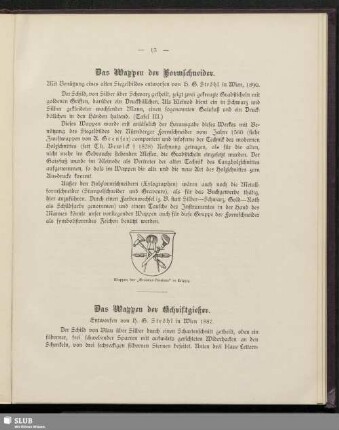 Das Wappen der Schriftgießer