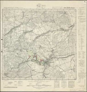 Meßtischblatt 5062 : Bolkenhain, 1938 : Bolkenhain. - Aufn. 1884, hrsg. 1886, bericht. 1936. - 1:25000. - [Berlin]: Reichsamt für Landesaufnahme, 1938. - 1 Kt.