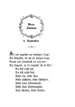 6. September - Victor Amadeus
