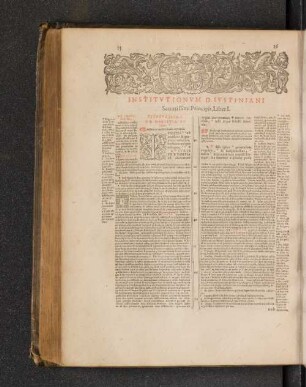 Institutionum D. Iustiniani Sacratissimi Principis, Liber I.
