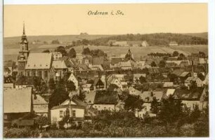Oederan. Blick auf Oederan