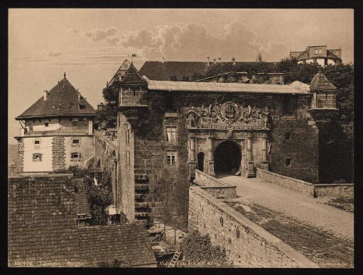 PA 6197, Schloß Tübingen: Burgtor (Karte: Verlag Fritz Schimpf)