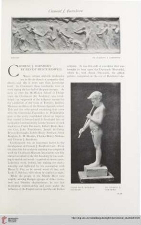 Vol. 55 (1915) = No. 218: Clement J. Barnhorn