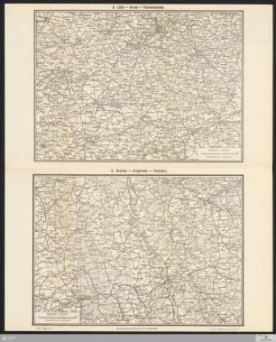 3. Lille - Arras - Valenciennes / 4. Verdun - Argonnen - Vouziers