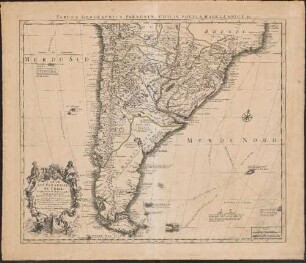 Carte Du Paraguay, Du Chili, Du Detroit De Magellan & c.