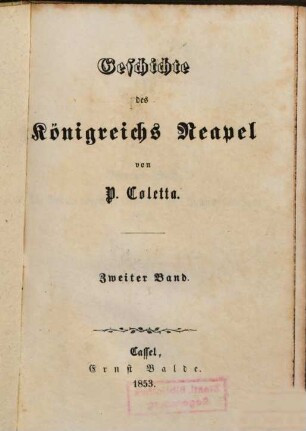 Geschichte des Königreichs Neapel, 2