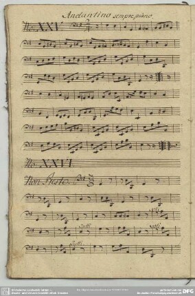 25. Anonymus, Andante, e-Moll