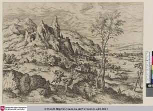 [Landschaft mit Apoll und Daphne; Landscape with Apollo and Daphne; Daphne persecuted by Apollo]