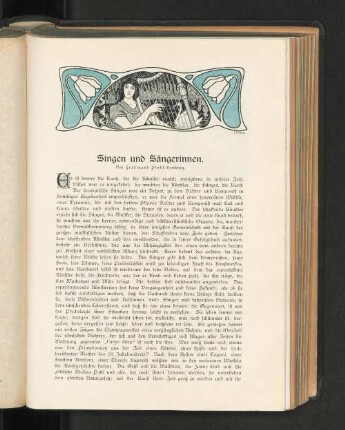 Singen und Sängerinnen