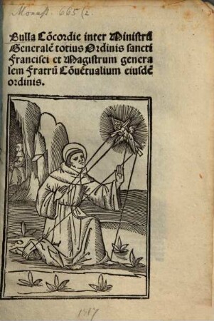 Bulla concordiae inter Ministrum Generalem totius Ordinis S. Francisci, et Magistrum Generalem Fratrum conventualium eiusd. ordinis