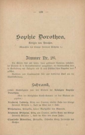 Sophie Dorothea, Königin von Preußen. (Gemahlin des Königs Friedrich Wilhelm I.)