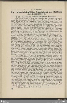 20. Allgemeine volkswirtschaftliche Würdigung