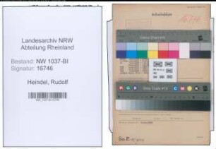 Entnazifizierung Rudolf Heindel , geb. 06.07.1906 (Kaufm.Angestellter)