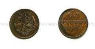 t Löwenstein-Wertheim, 1 Pfennig