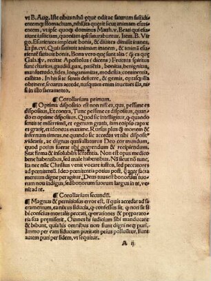 Sermo de digna Praeparatione cordis pro suscipiendo Sacramento Eucharistiae R. P. Martini Luther Augustiniani Wittenbergensis