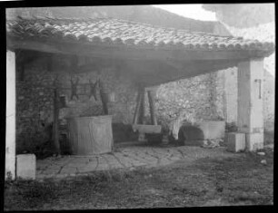 Hof-Pontie u. Murani-Haus in Skutarí, Albanien, 1929