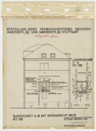 Stuttgart: Marienstraße 25+29